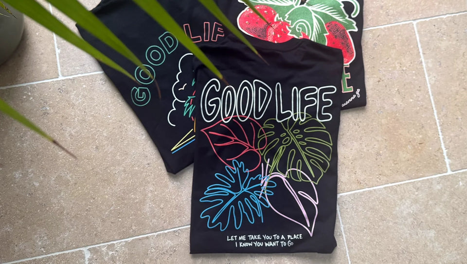 A LOVELY NEW GOOD LIFE TEE