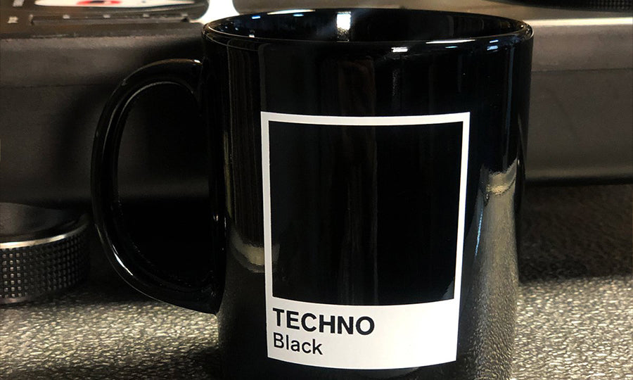 TECHNO BLACK MUGS