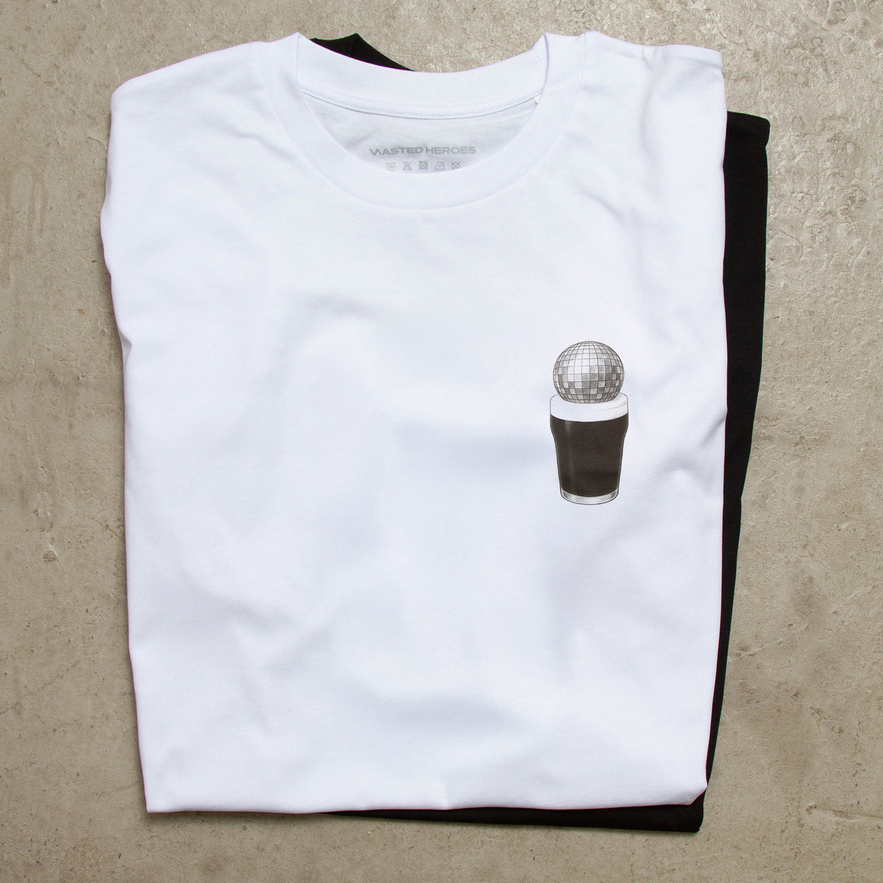 Crest Disco Stout - Tshirt - White