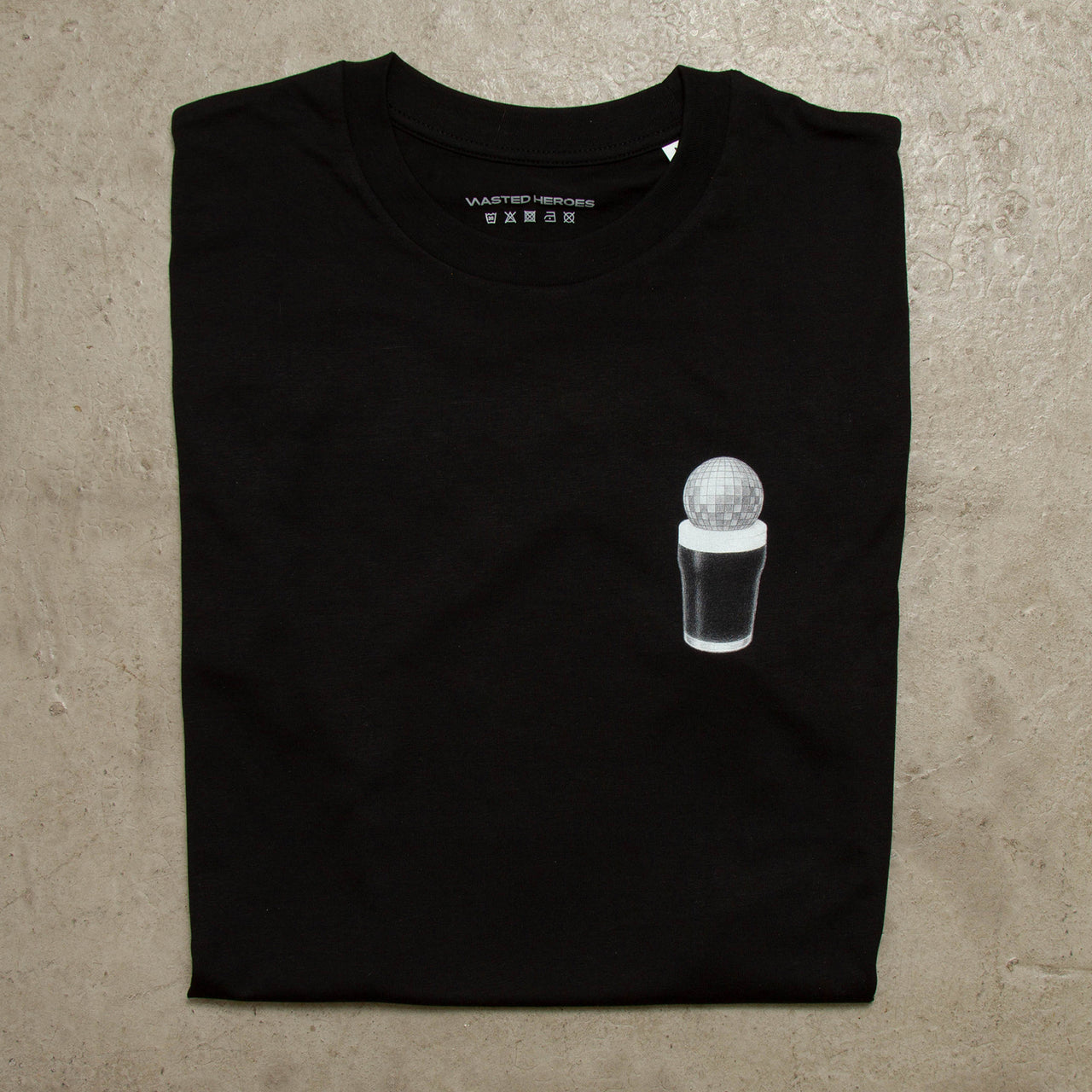 Crest Disco Stout - Tshirt - Black