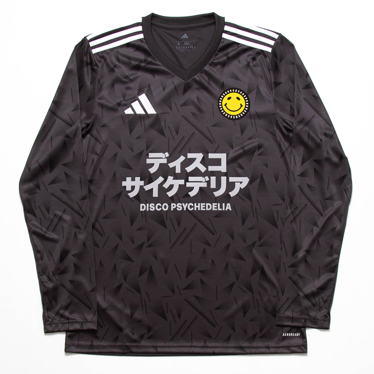 Disco Psychedelia Long Sleeve Retro 25 - Jersey - Black