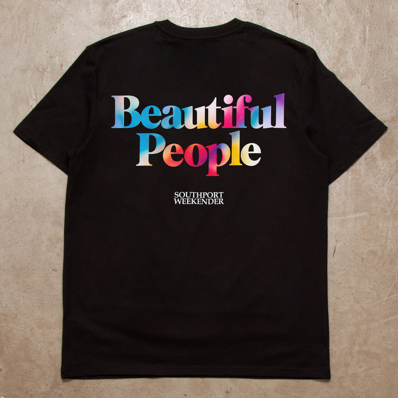 Beautiful People Back Print - Tshirt - Black