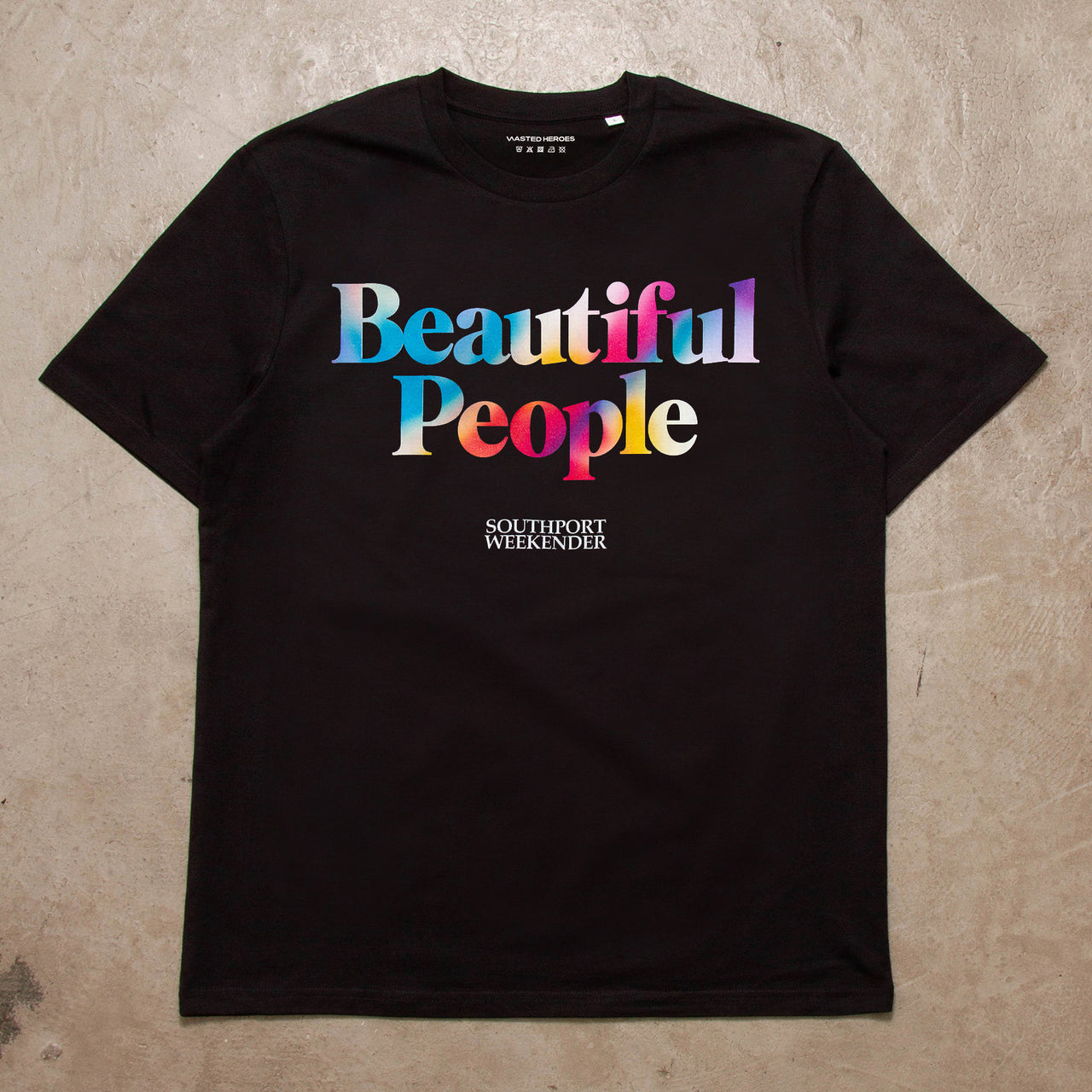 Beautiful People Front Print - Tshirt - Black
