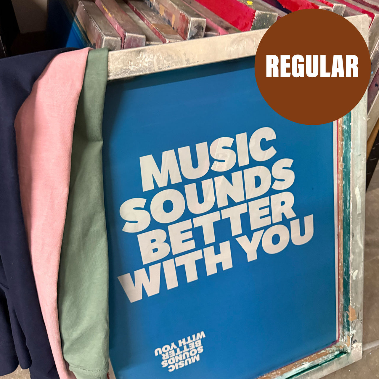 Music Sounds Ltd Edition - Regular Tshirt - Custom Colour