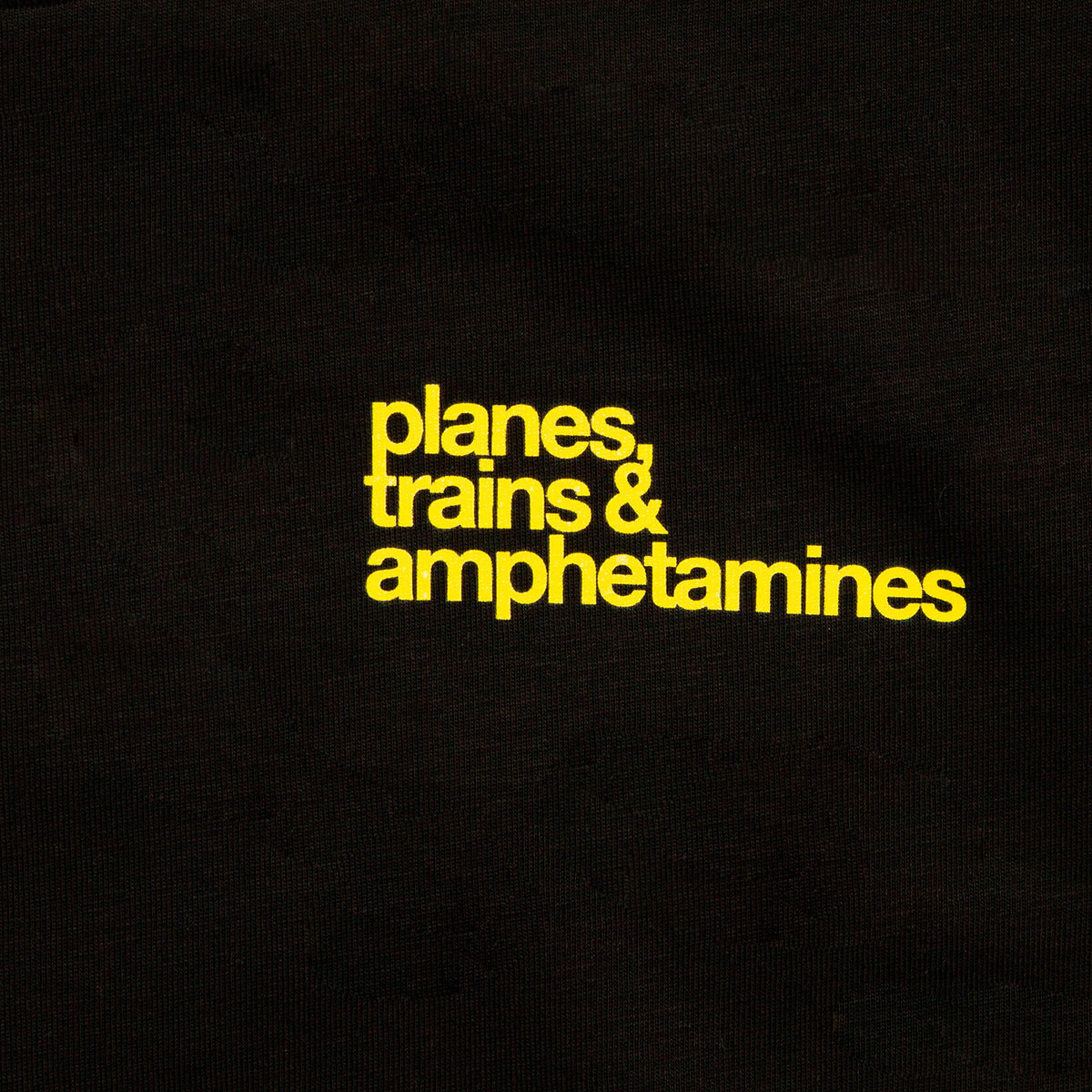 RNW Planes Trains - Tshirt - Black