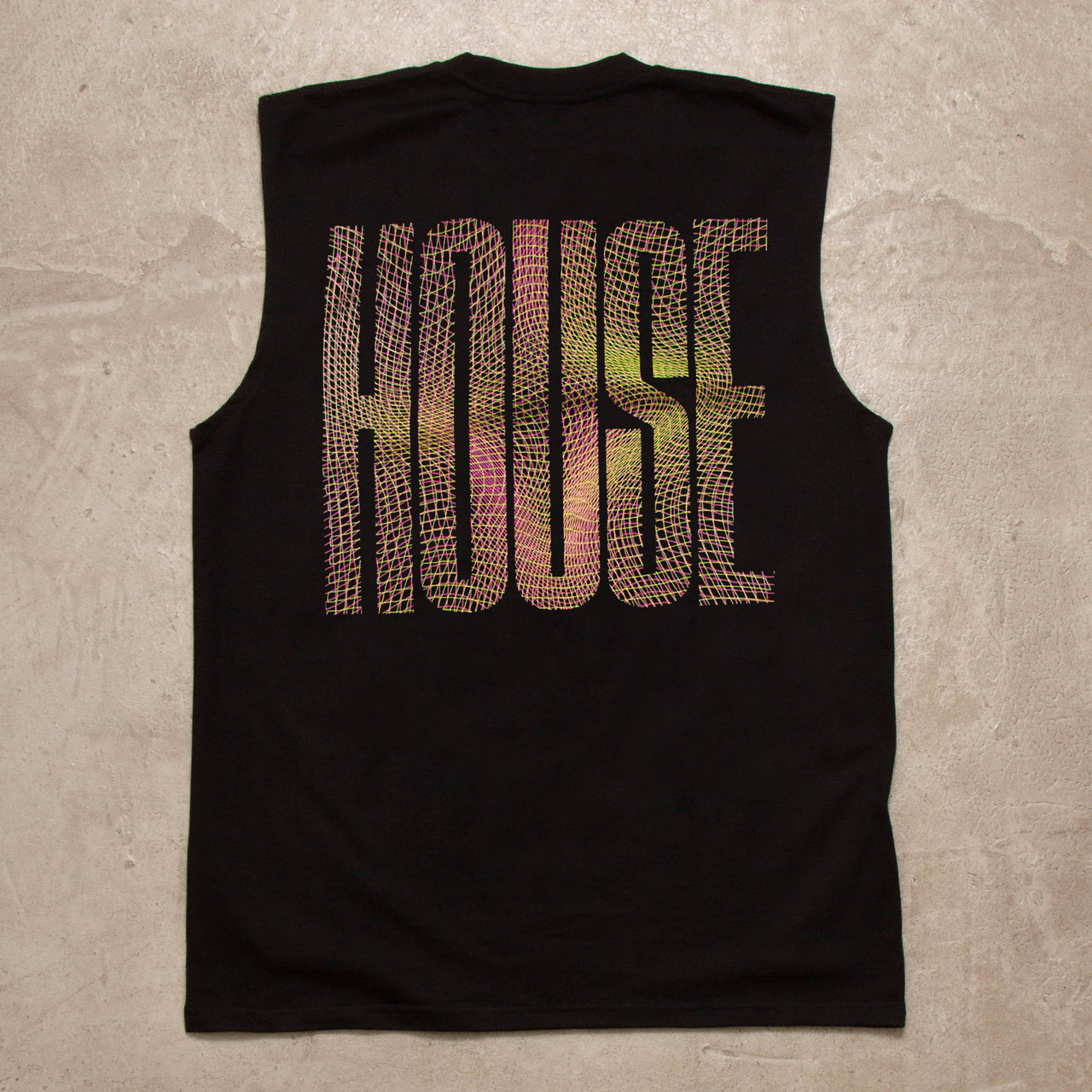 Framework Higher House Back Print - Tank Tshirt - Black