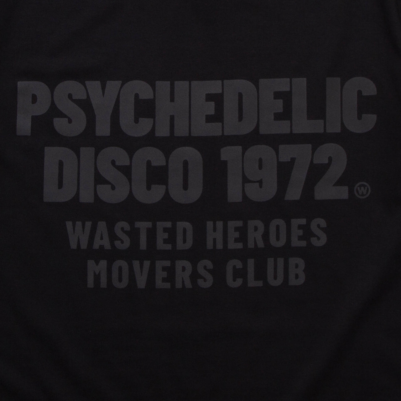 Black On Black 1972 Movers Club - Tshirt - Black