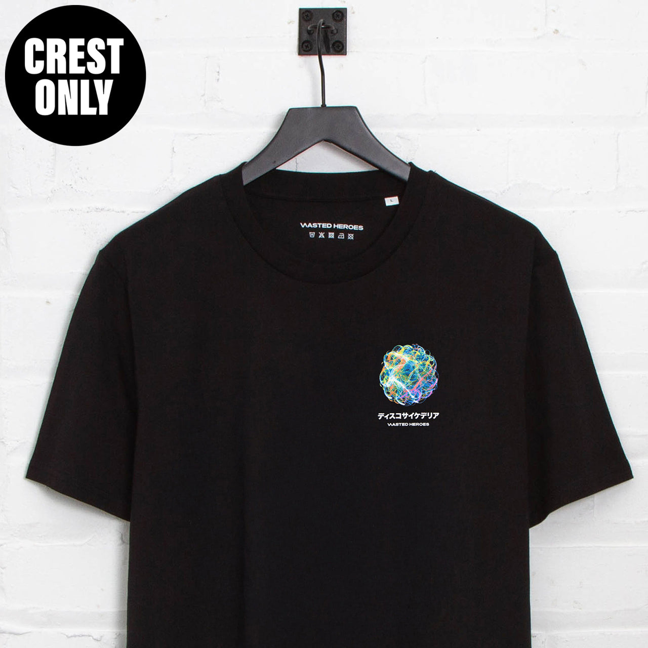 Crest 046 Disco Psychedelia - Tshirt - Black