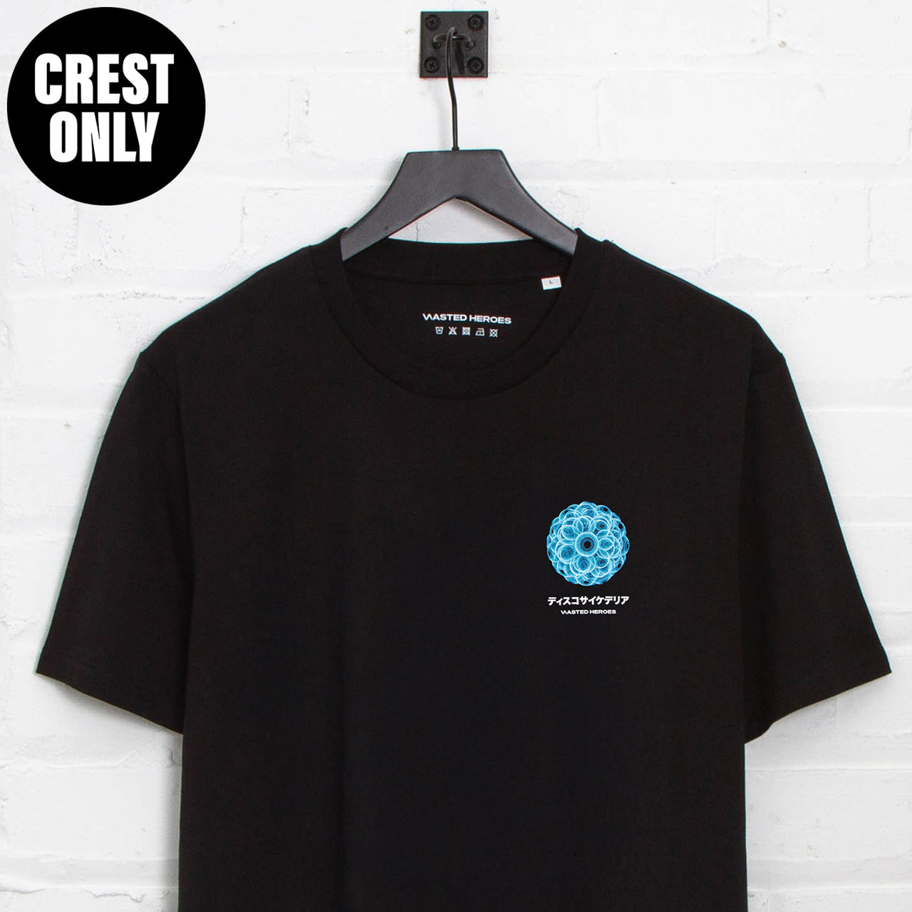 Crest 047 Disco Psychedelia - Tshirt - Black