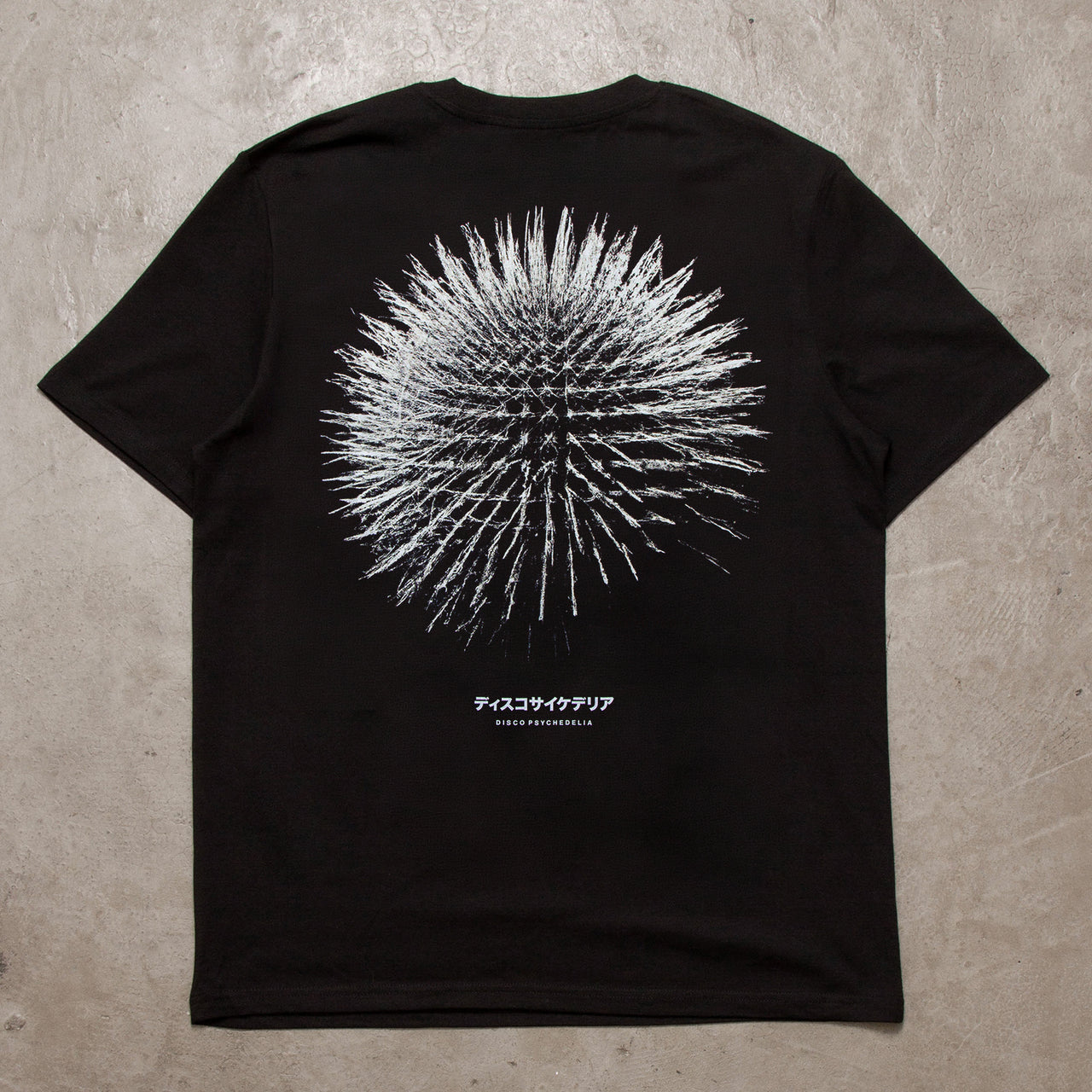 Orb 003 Disco Psychedelia Back Print - Tshirt - Black