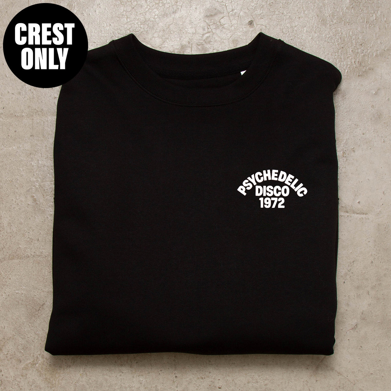 Crest 1972 Psychedelic Disco - Sweatshirt - Black
