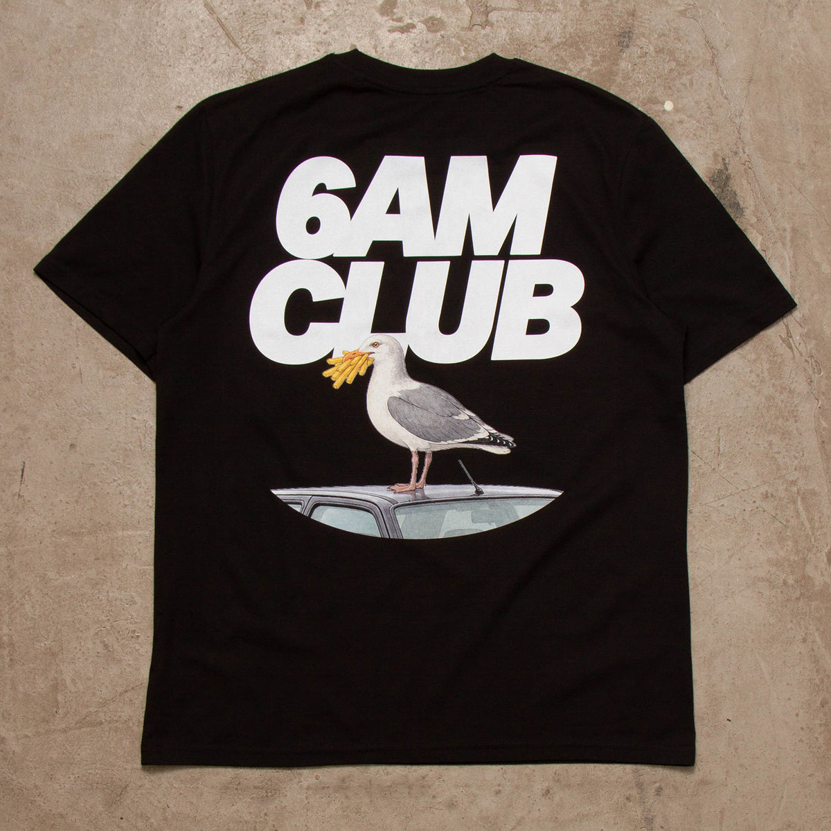 6AM Club - Tshirt - Black