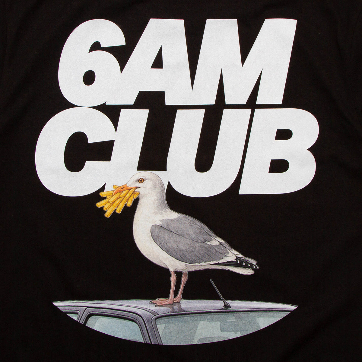 6AM Club - Tshirt - Black