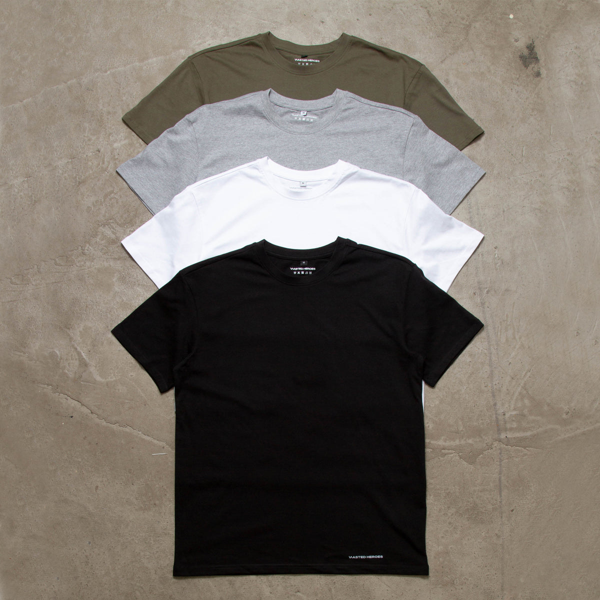 Logo - Oversized Tshirt - Black/White/Grey/Olive