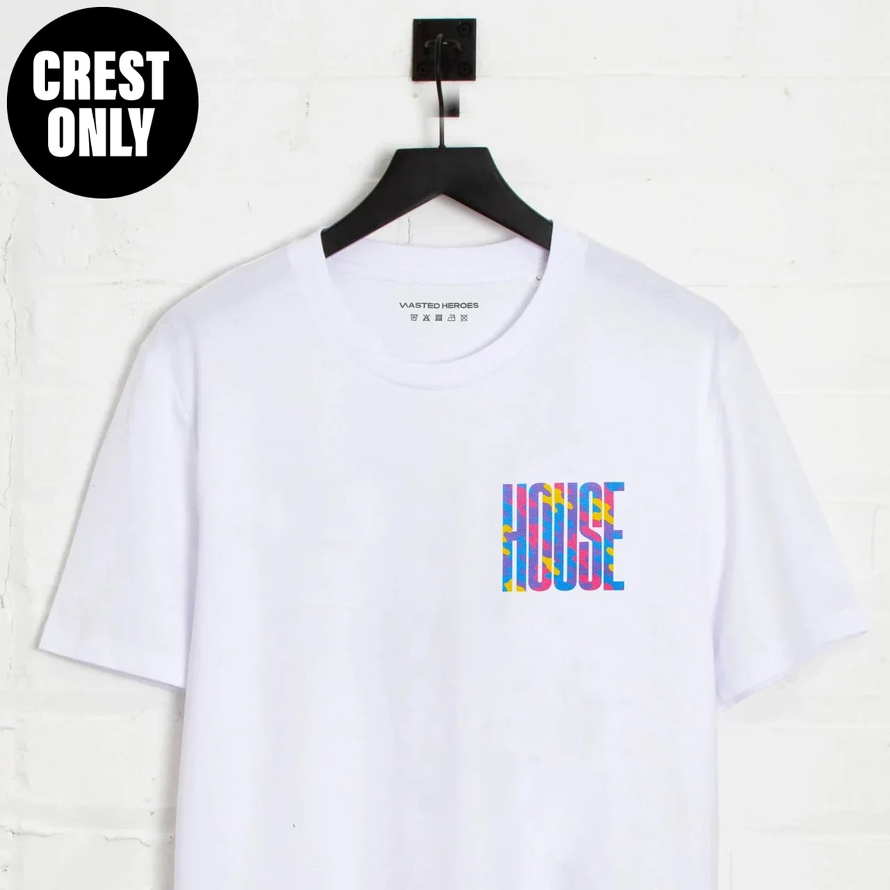 Crest Haze Higher House - Tshirt - White