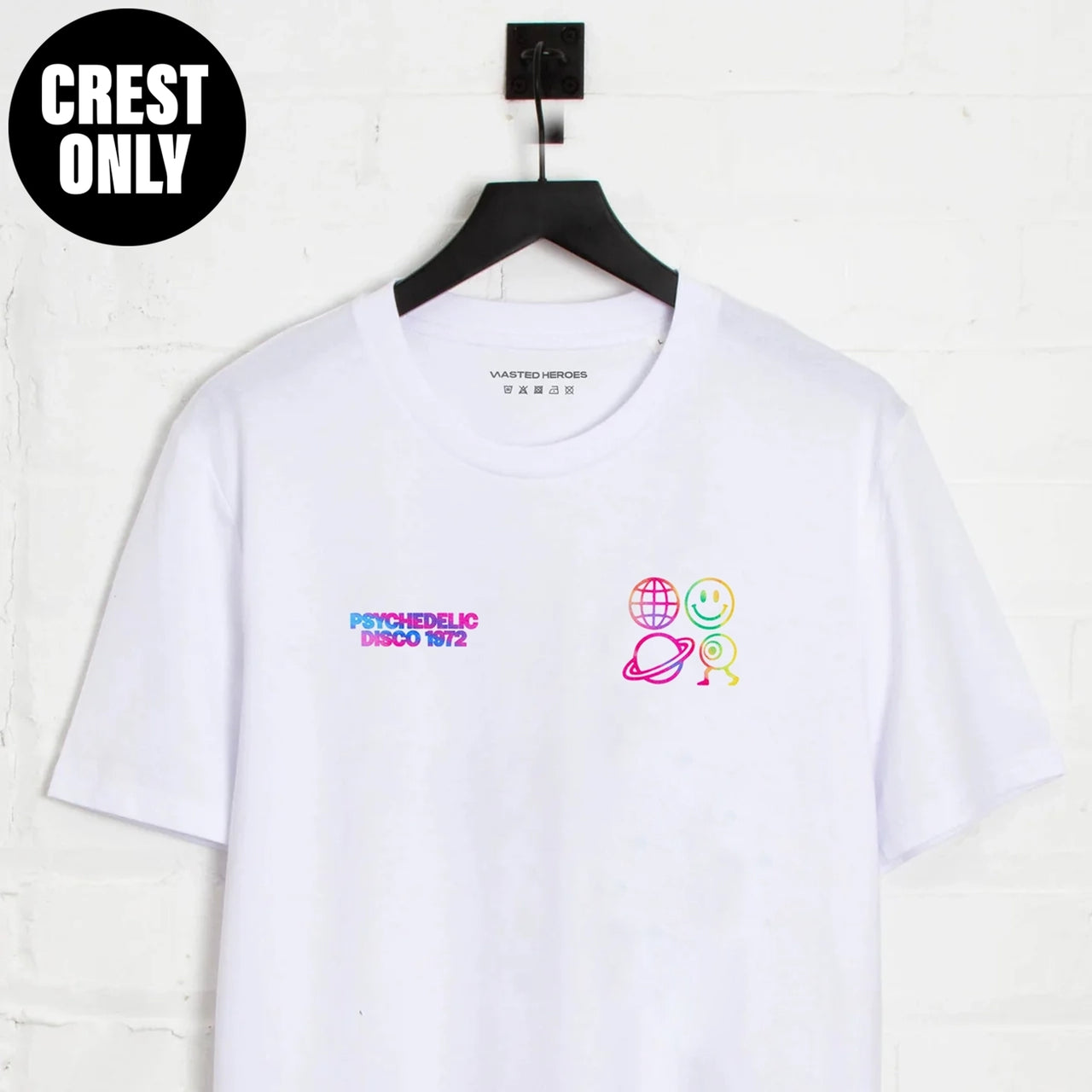 Crest Mercury Elements Psychedelic Disco 1972 - Tshirt - White