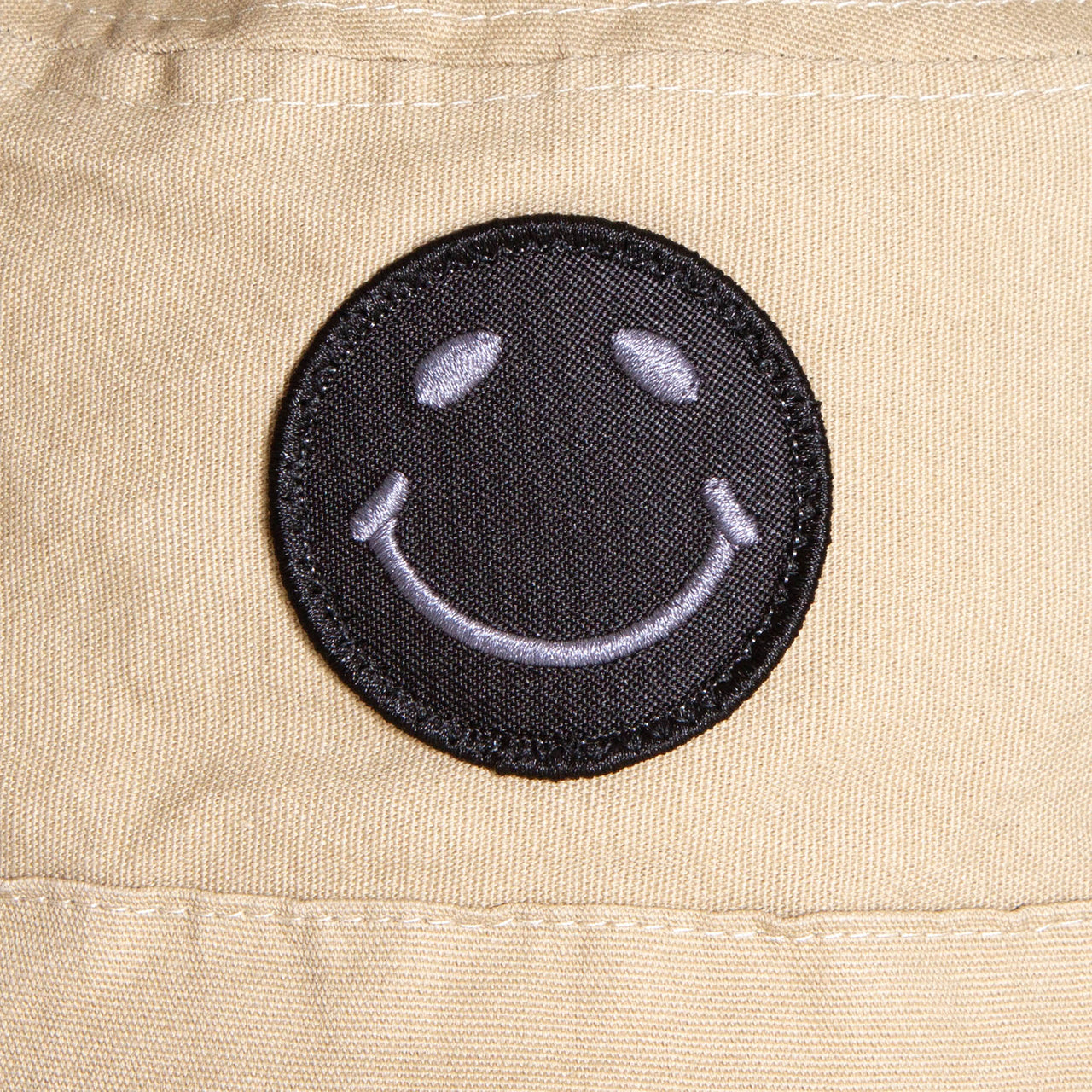BB Smiley - Draw String Bucket Hat - Sand
