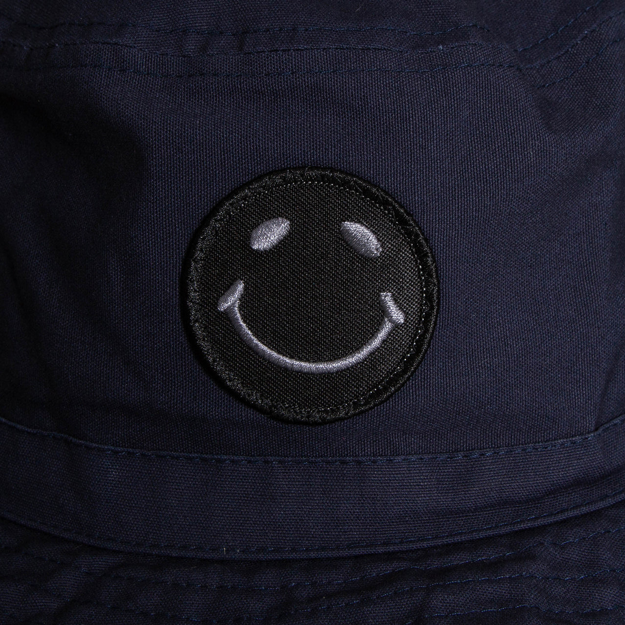 BB Smiley - Draw String Bucket Hat - Navy