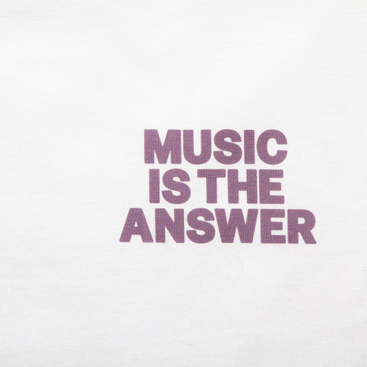 OS Crest Music Answer - Tshirt - White