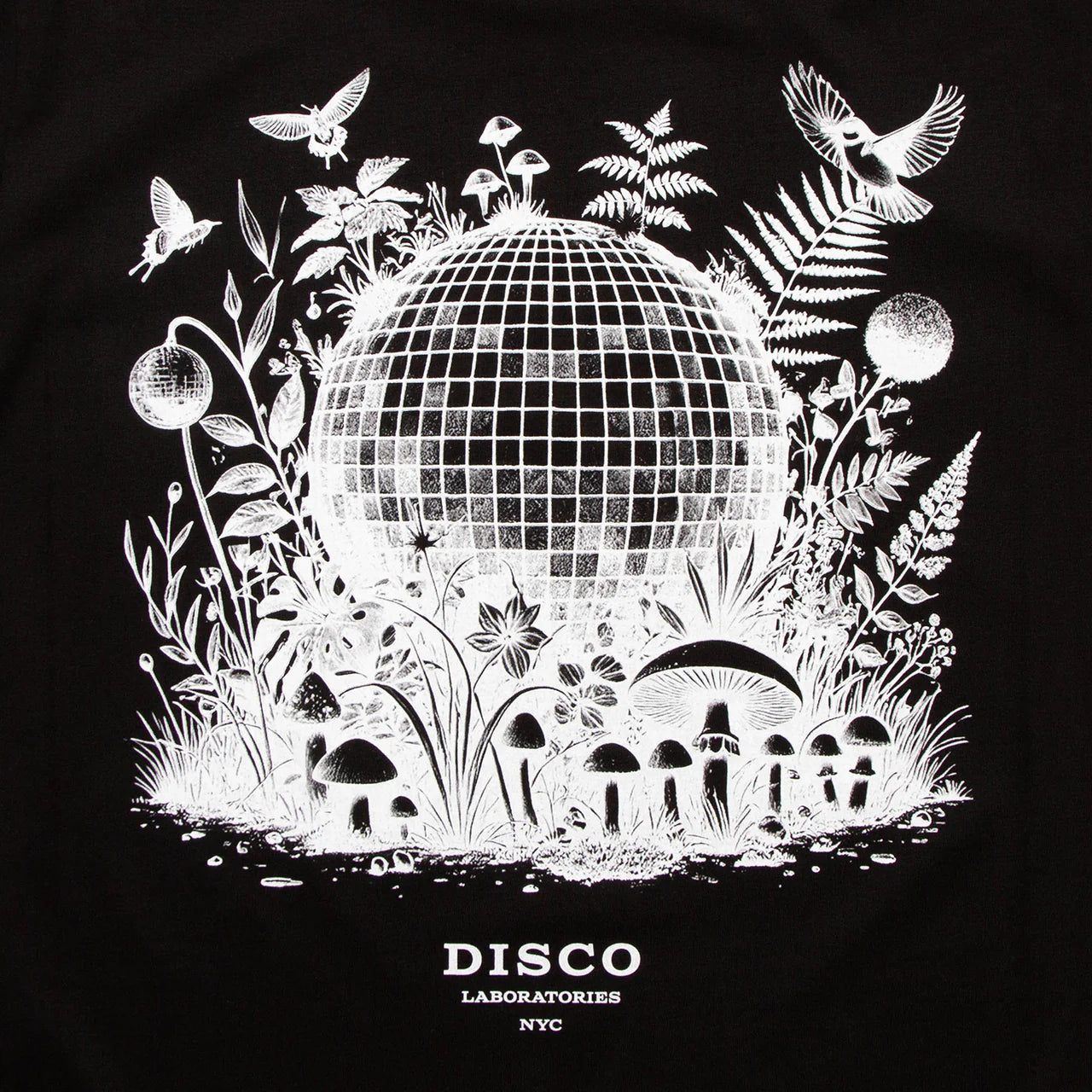 Ecology Disco Labs Back Print - Tank Tshirt - Black