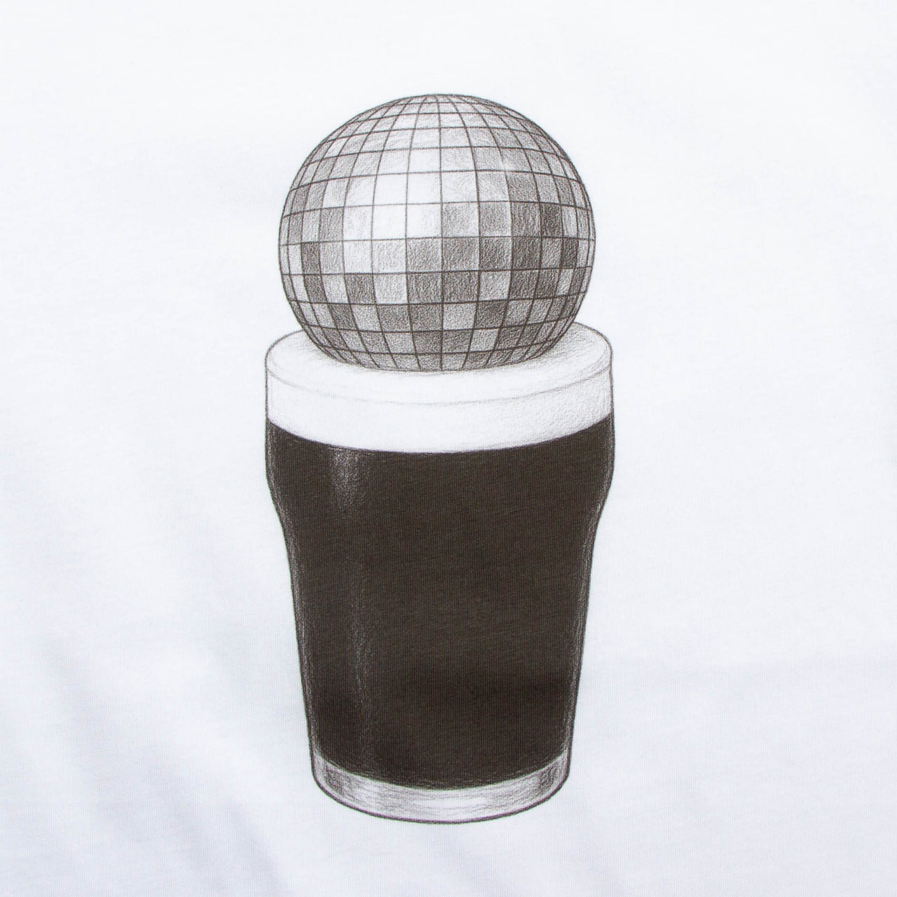 Crest Disco Stout - Tshirt - White