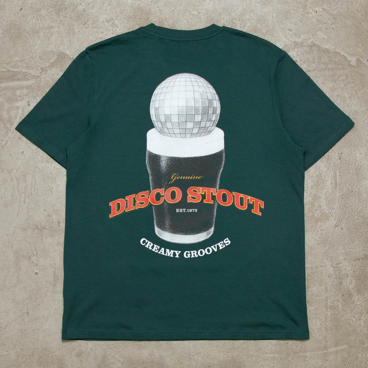 Creamy Disco Stout Back Print - Tshirt - Green