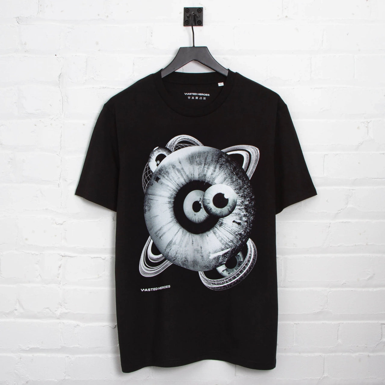Orbital 001 Front Print - Tshirt - Black