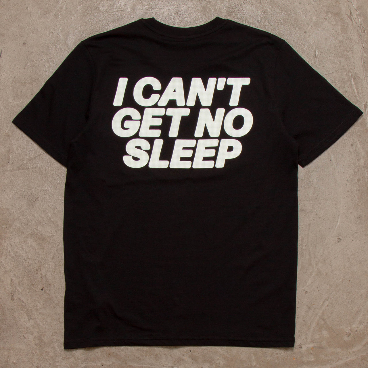 Ltd Edition UV Glow No Sleep - Tshirt - Black