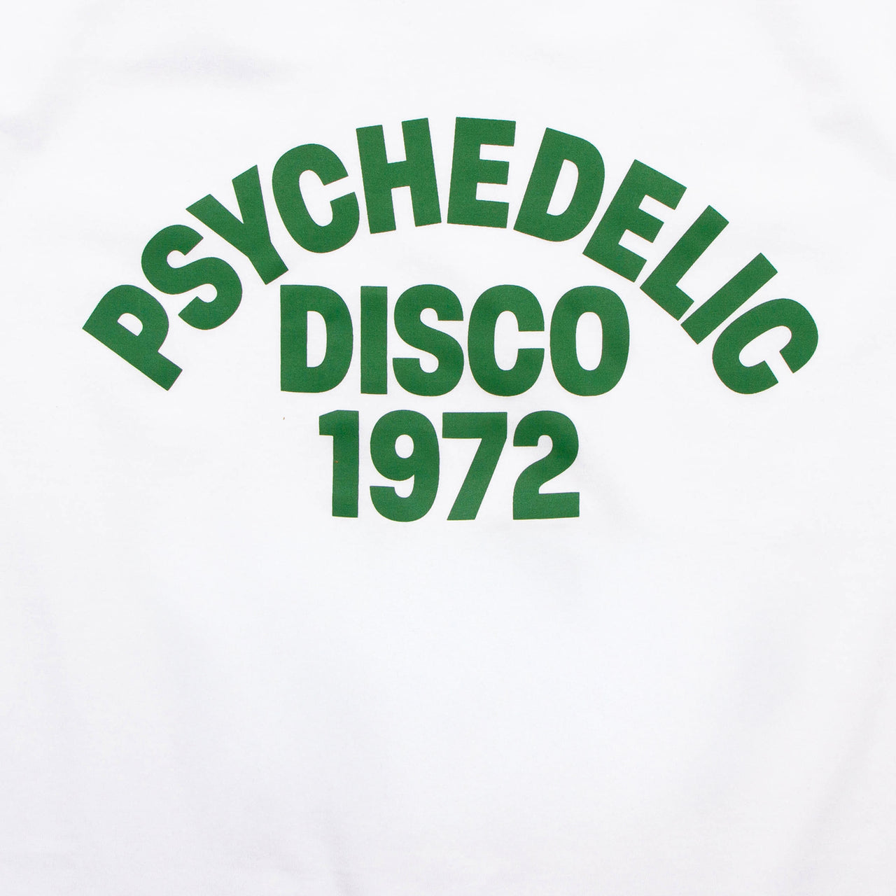 Crest 1972 Psychedelic Disco - Tshirt - White Green