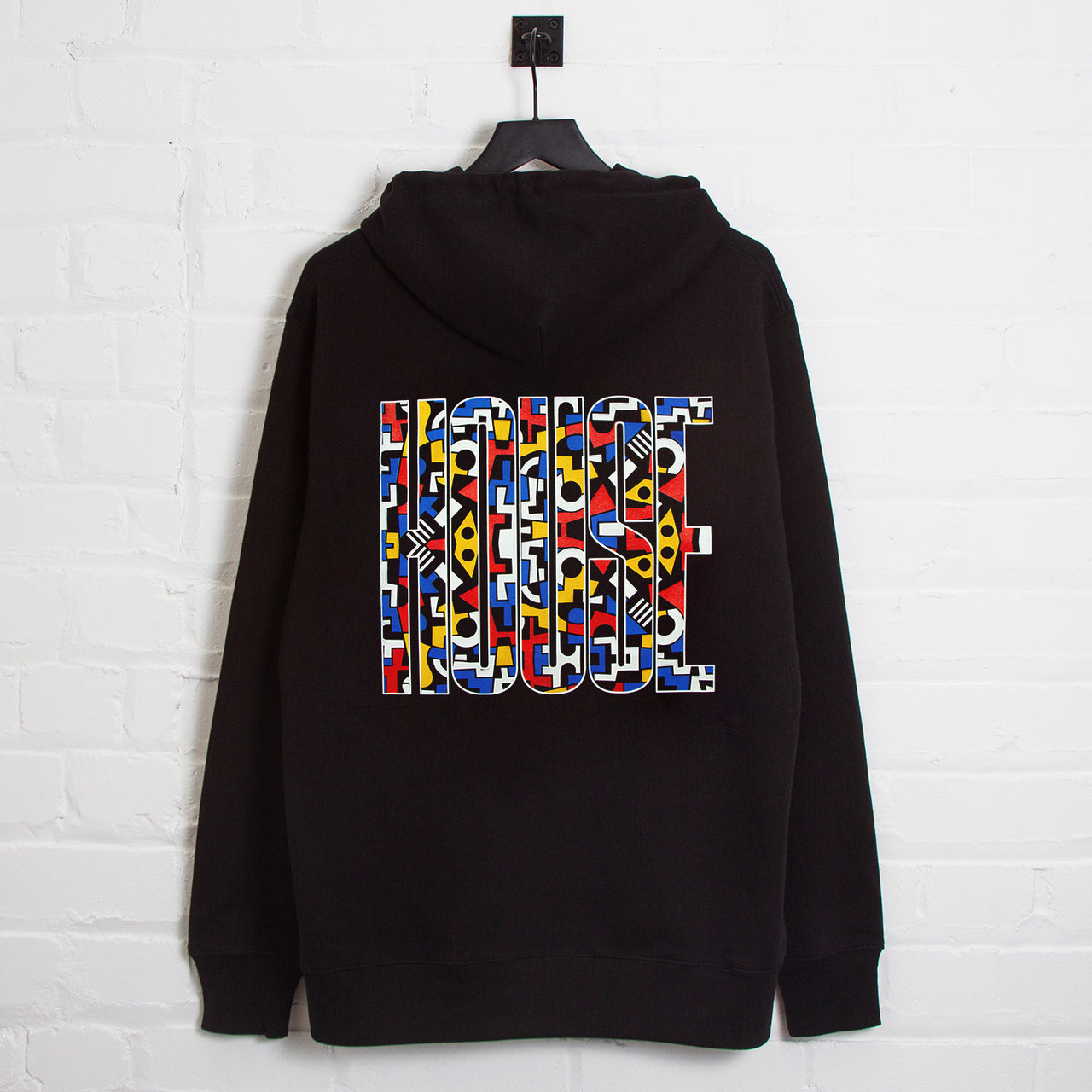 Bepop Higher House Back Print - Hood - Black