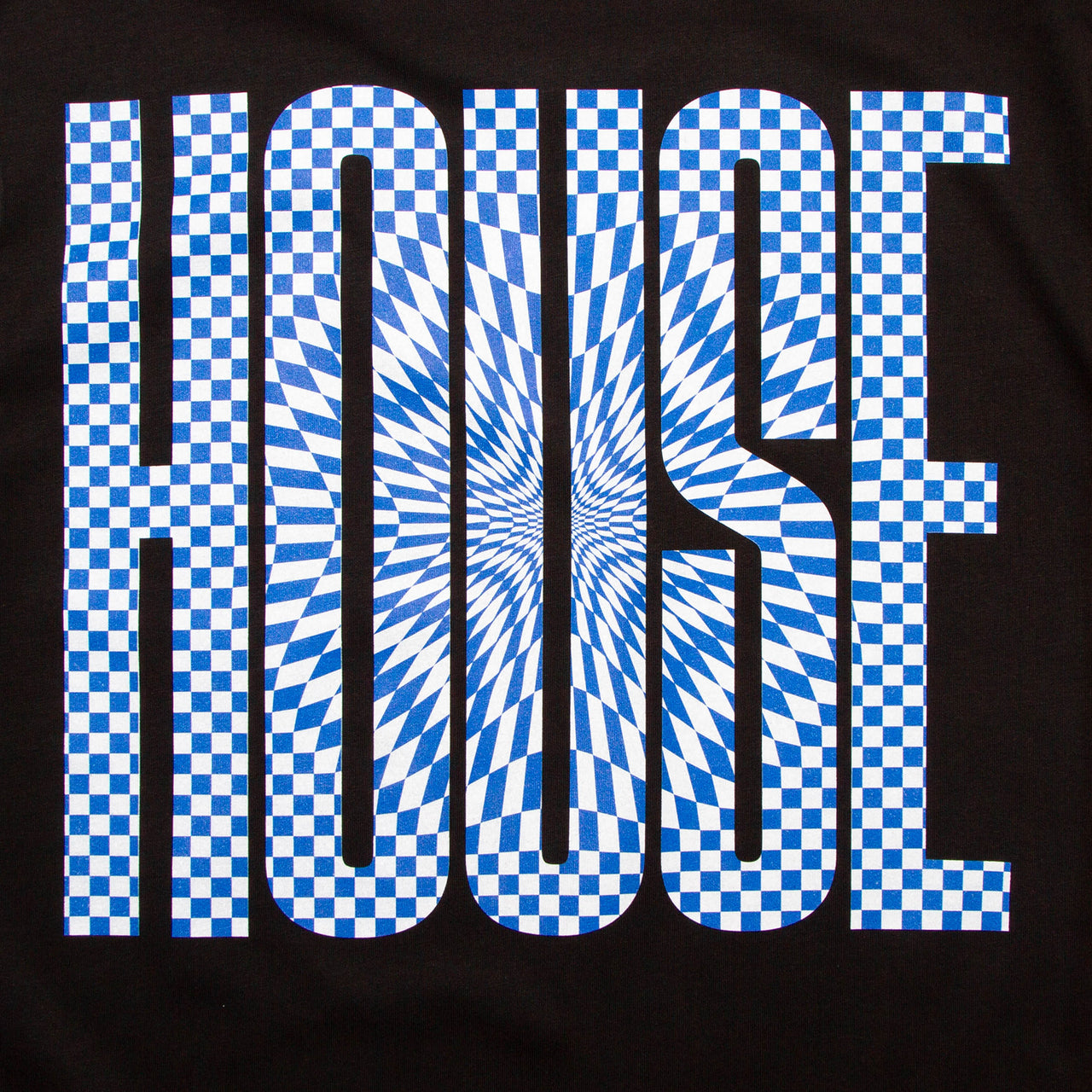 Blue Void Higher House Back Print - Tshirt - Black