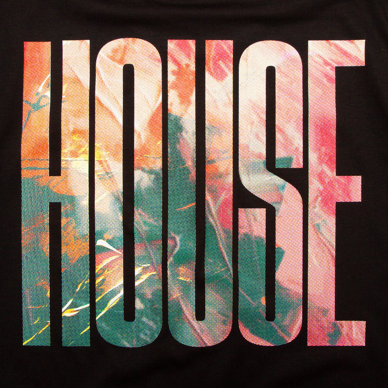Work It Higher House Back Print - Tshirt - Black