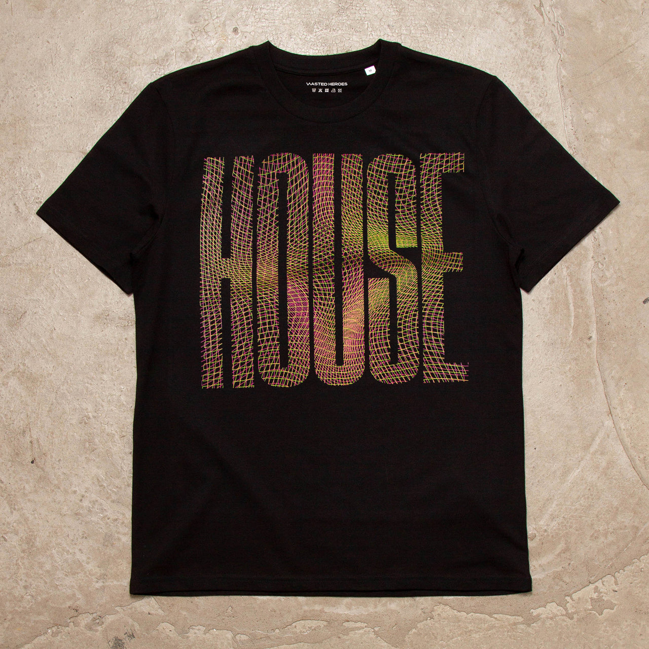 Framework Higher House Front Print - Tshirt - Black