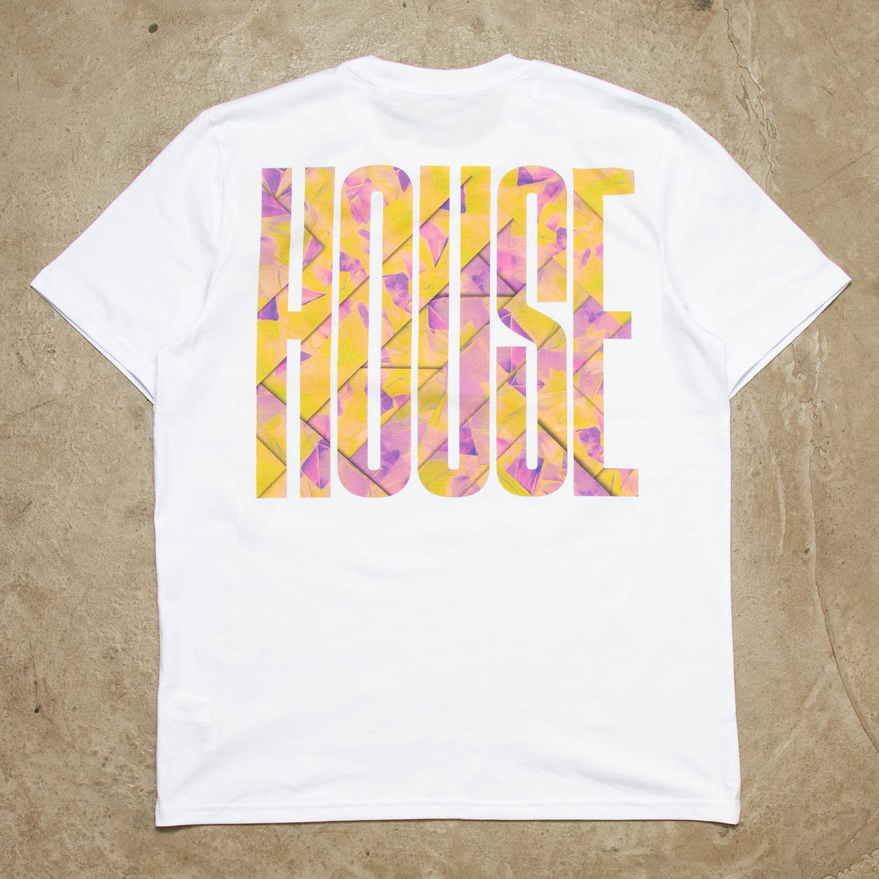 Fold Higher House Back Print - Tshirt - White