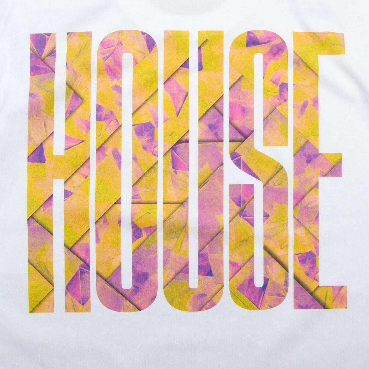 Fold Higher House Back Print - Tshirt - White