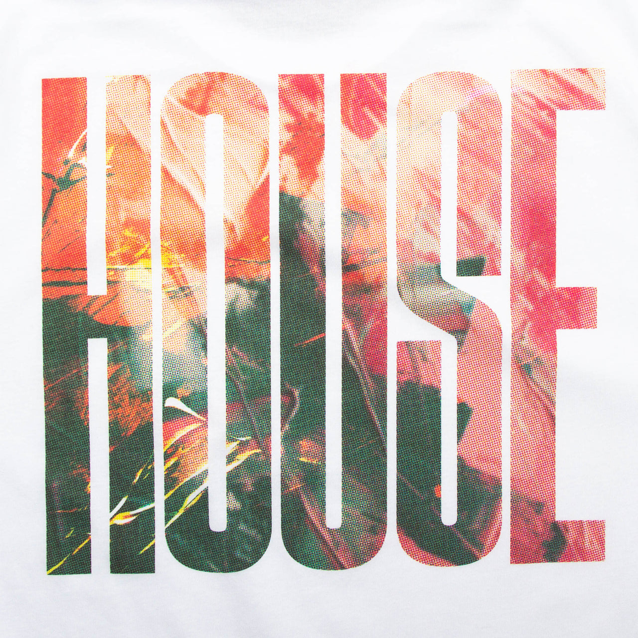 Work It Higher House Front Print - Tshirt - White