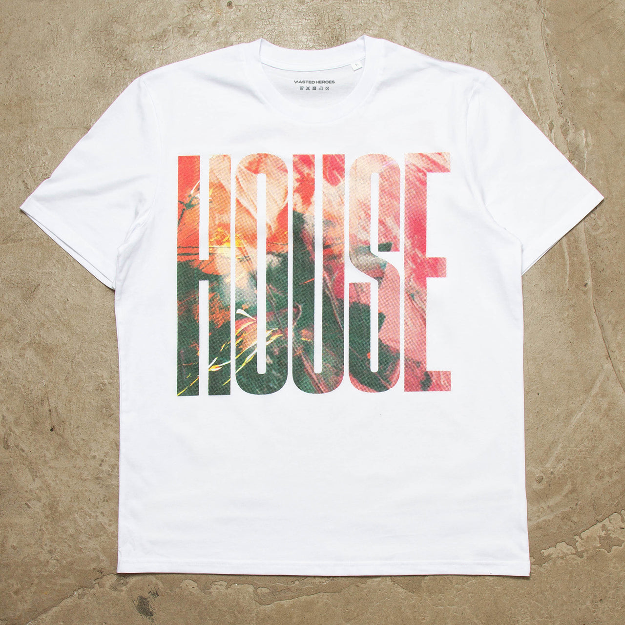 Work It Higher House Front Print - Tshirt - White