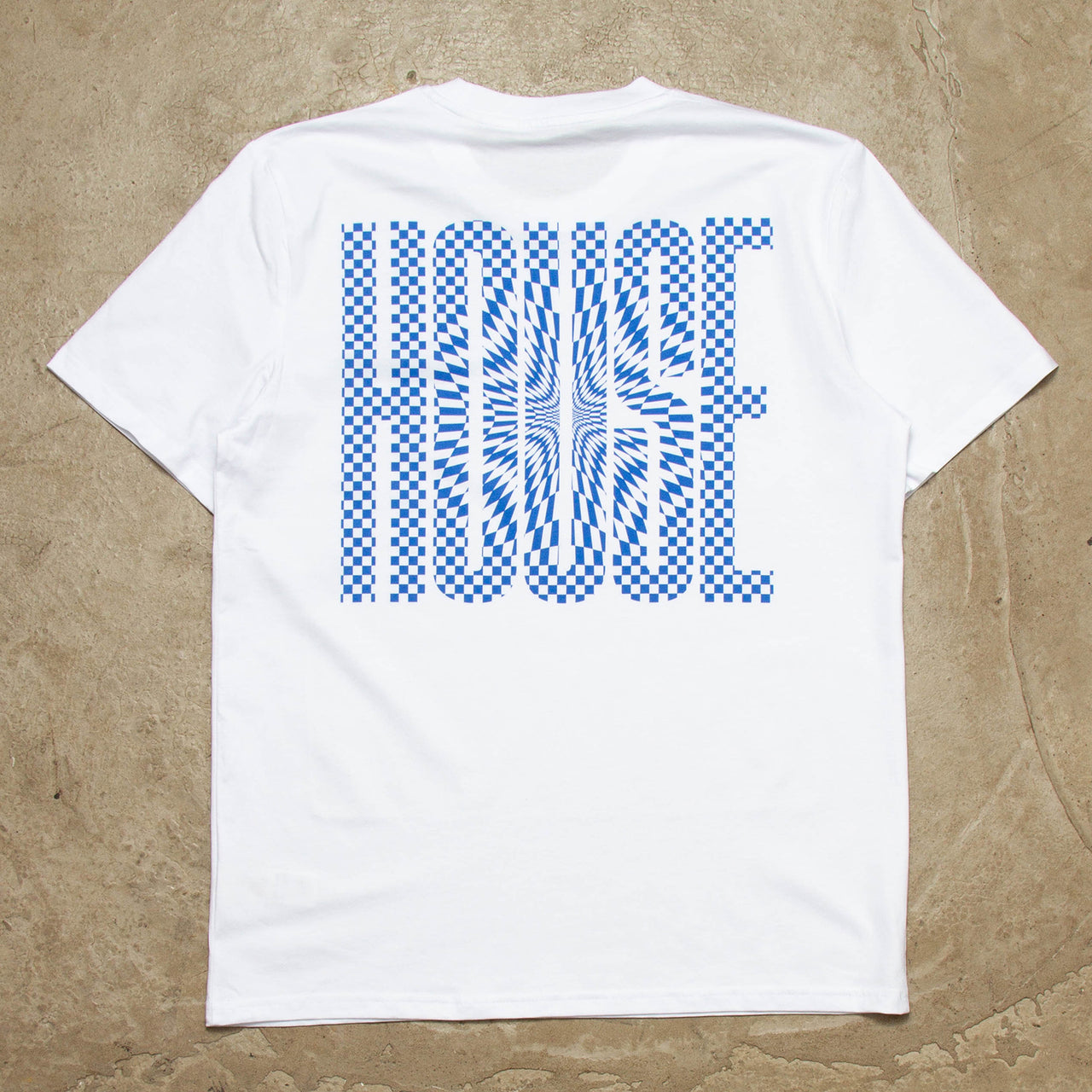 Blue Void Higher House Back Print - Tshirt - White