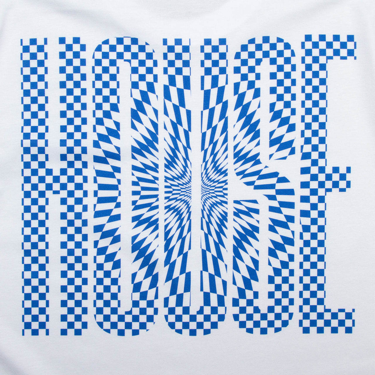 Blue Void Higher House Front Print - Tshirt - White