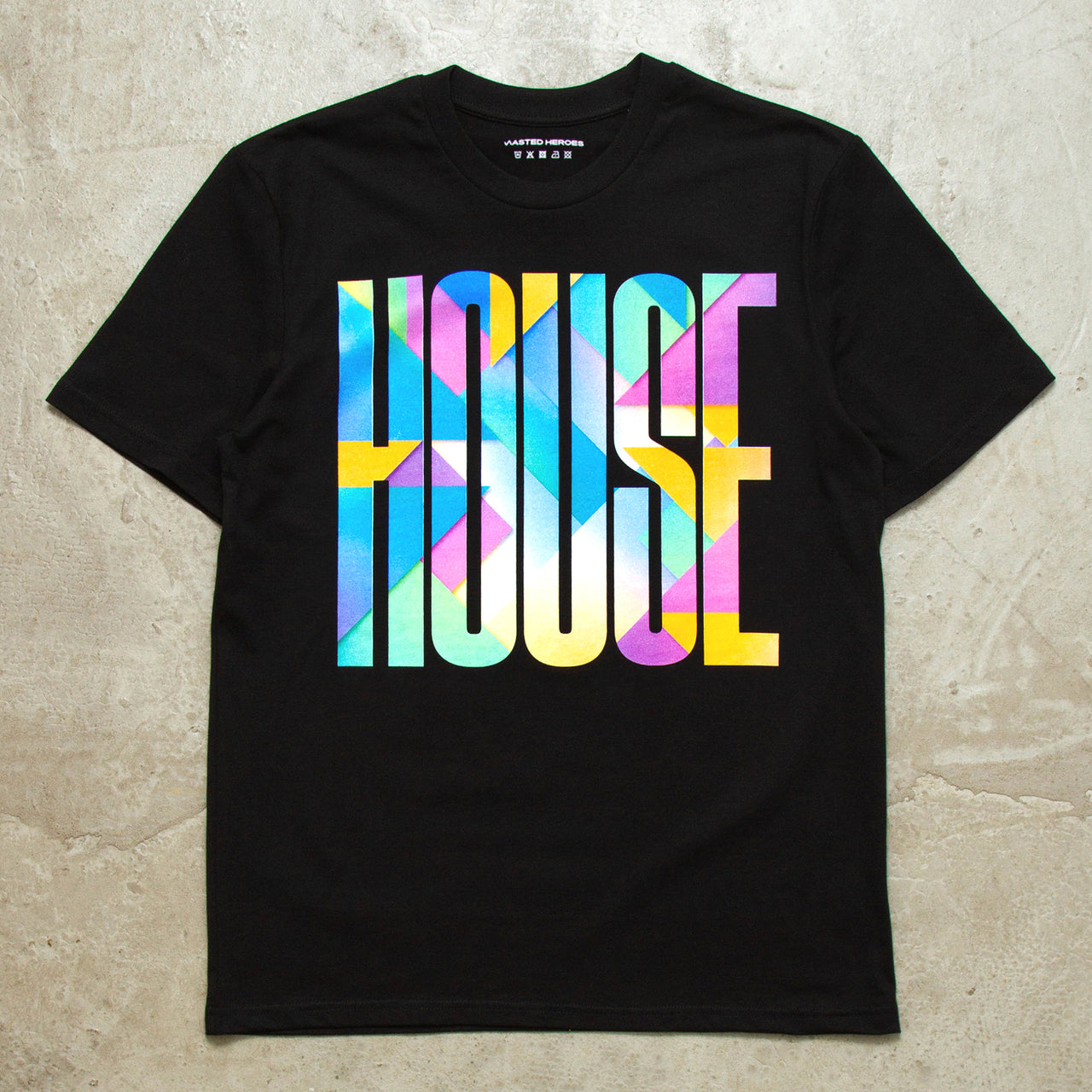 Solstice Higher House Front Print - Tshirt - Black