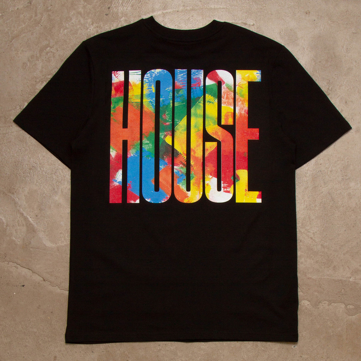 Revolve Higher House Back Print - Tshirt - Black