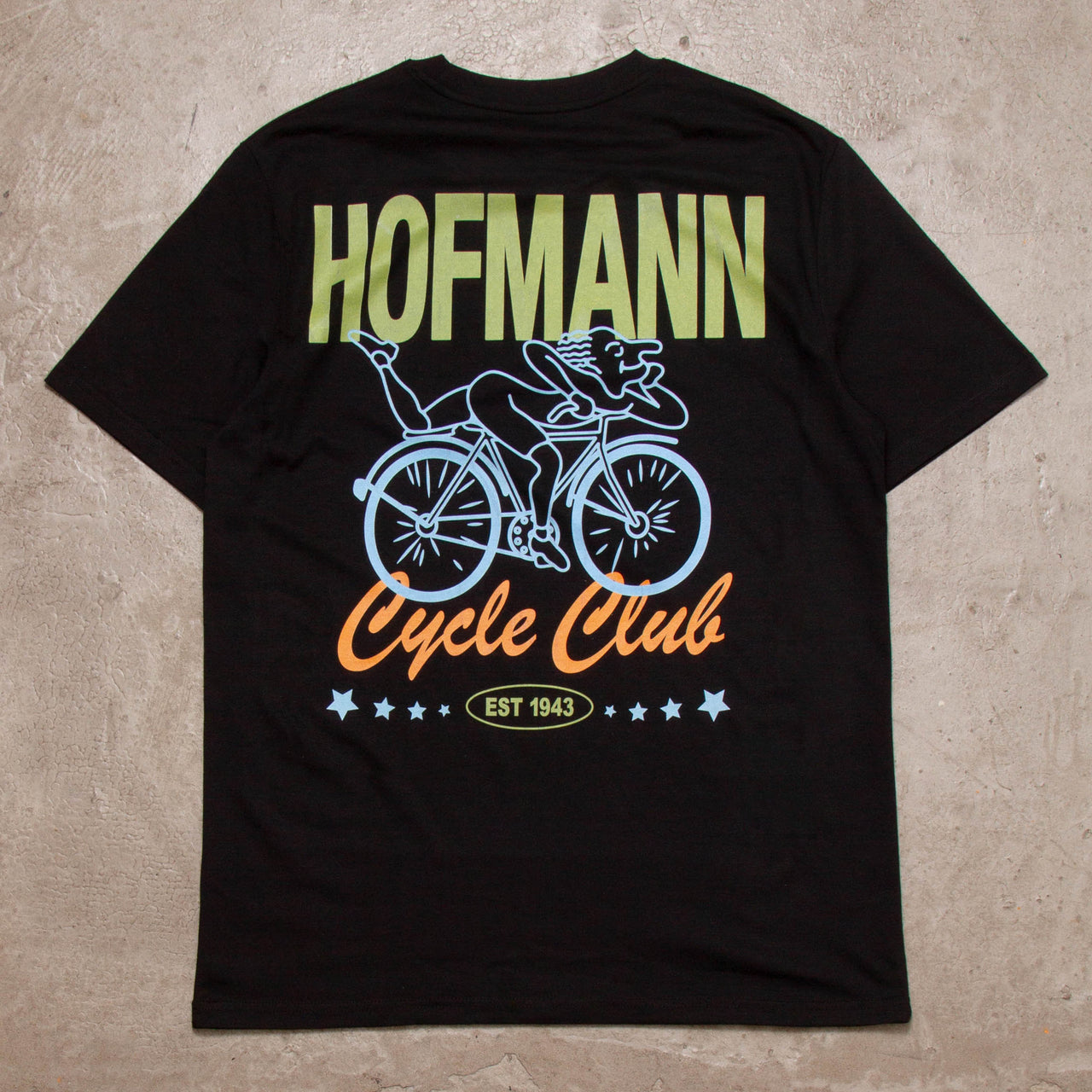 Green Cycle Club Hofmann Back Print - Tshirt - Black
