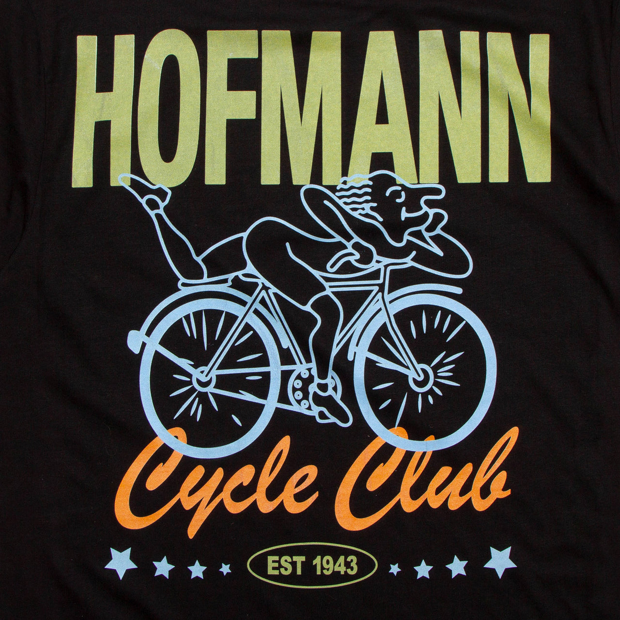 Green Cycle Club Hofmann Back Print - Tshirt - Black