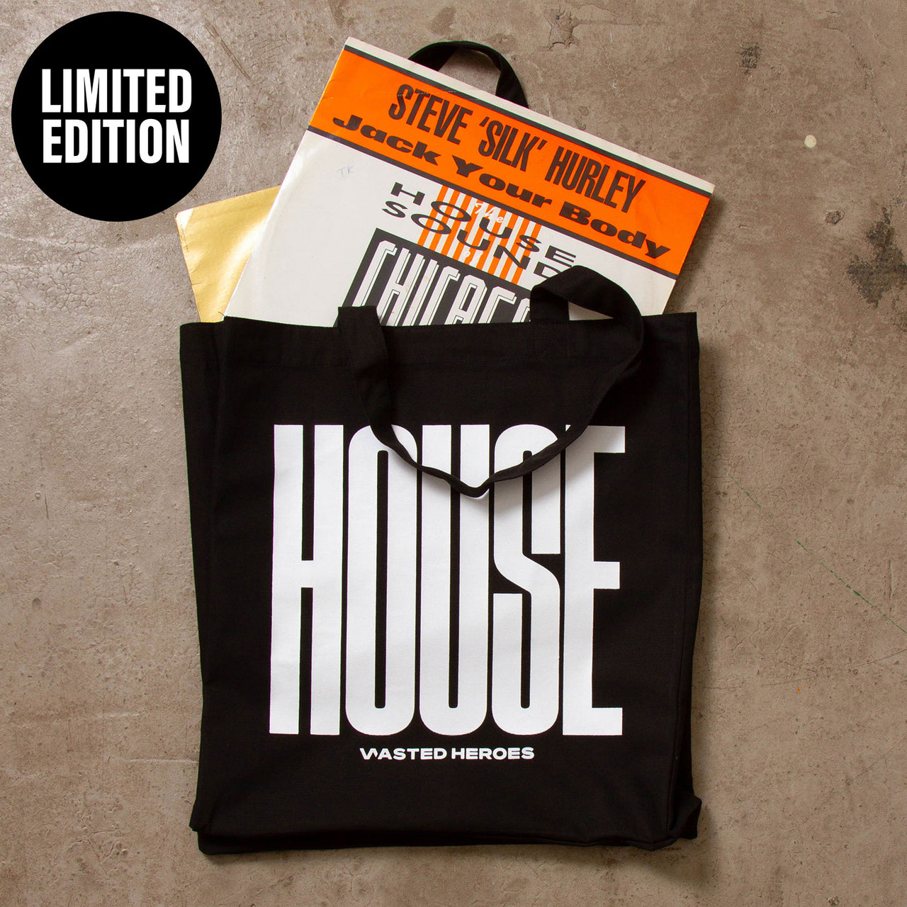 Higher House - Tote Bag - Black
