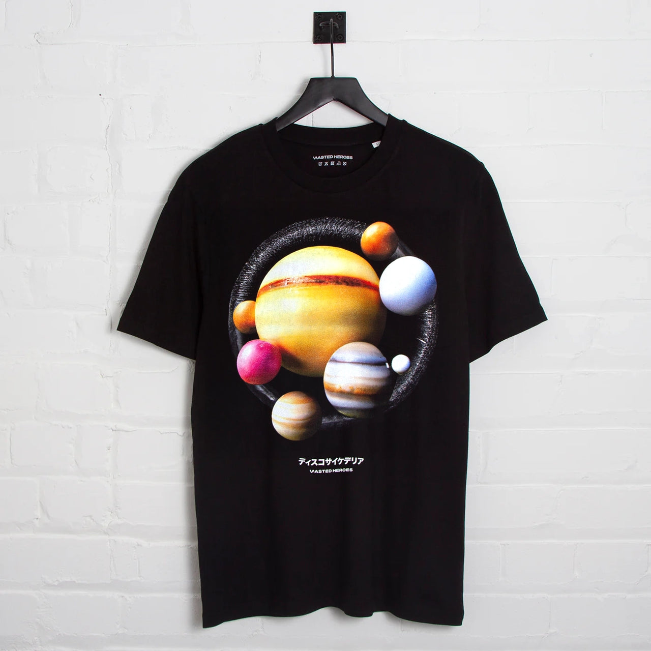 Orbital 005 Front Print - Tshirt - Black