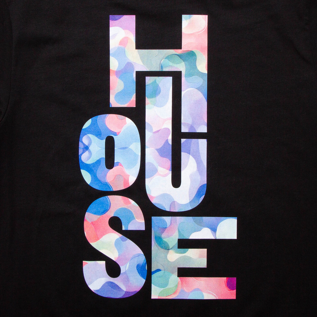 BF Just House Back Print - Tshirt - Black