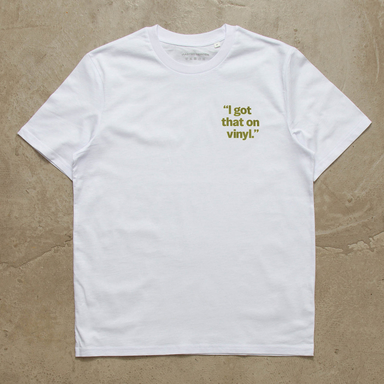 Crest I Got That Vinyl Green - Tshirt - White