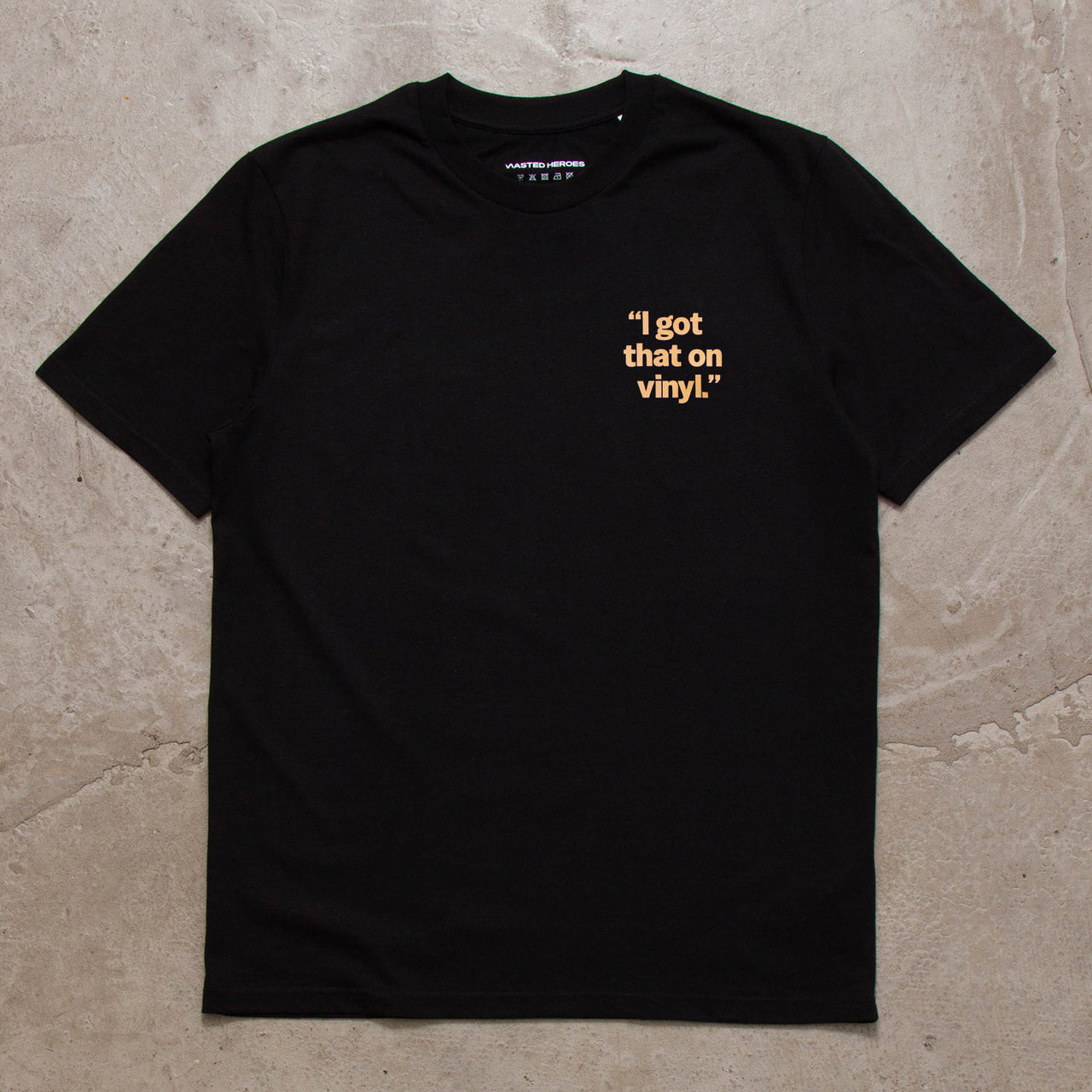 Crest I Got That Vinyl Sand - Tshirt - Black