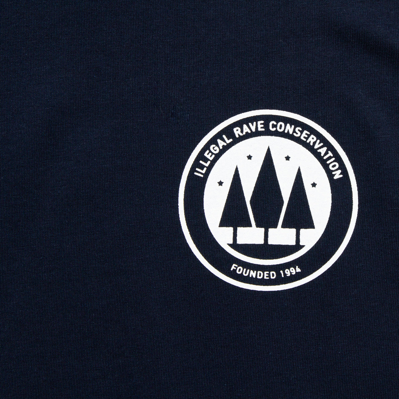 Crest Illegal Rave Conservation - Tshirt - Navy