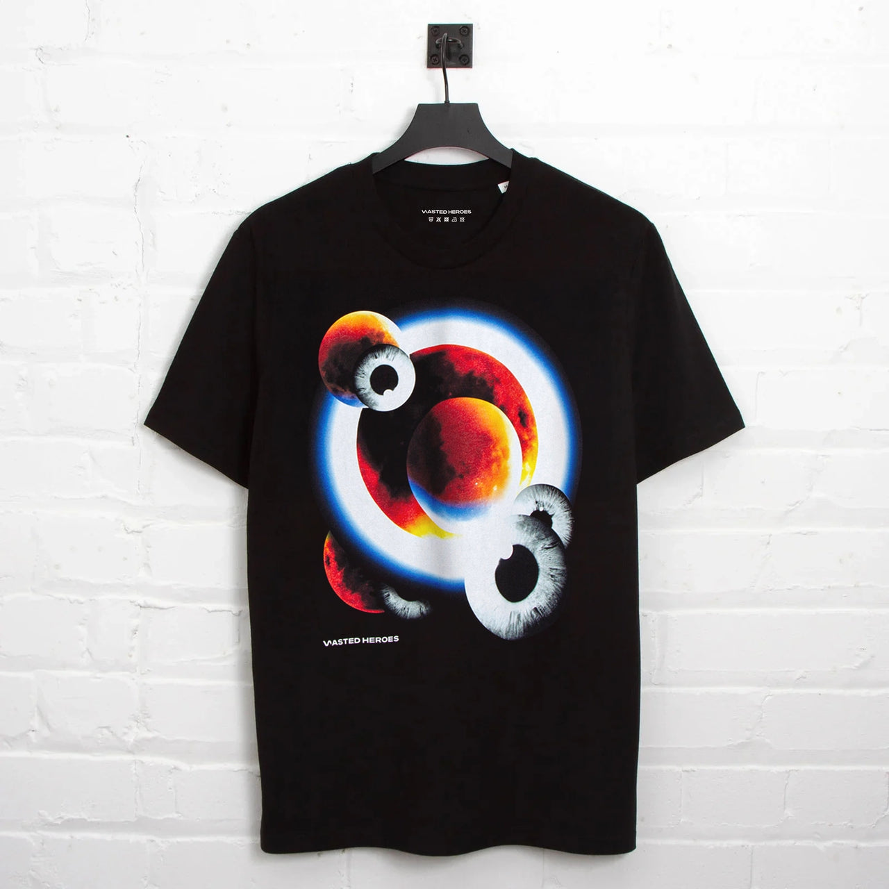 Orbital 004 Front Print - Tshirt - Black
